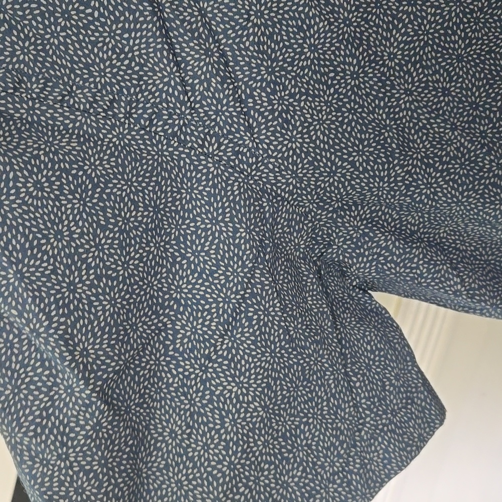 Goodthreads Blue & White Print Shirt - Picture 2 of 9